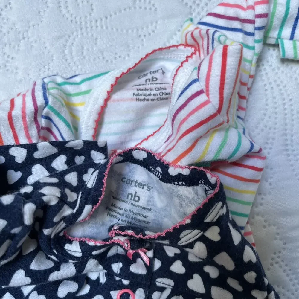 Carter's Footie Sleeper Bundle Size NB